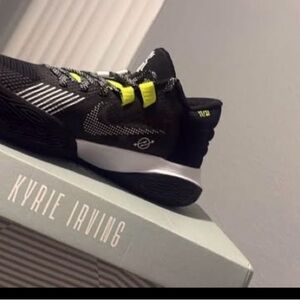 Nike Kyrie Black and Neon Sneakers